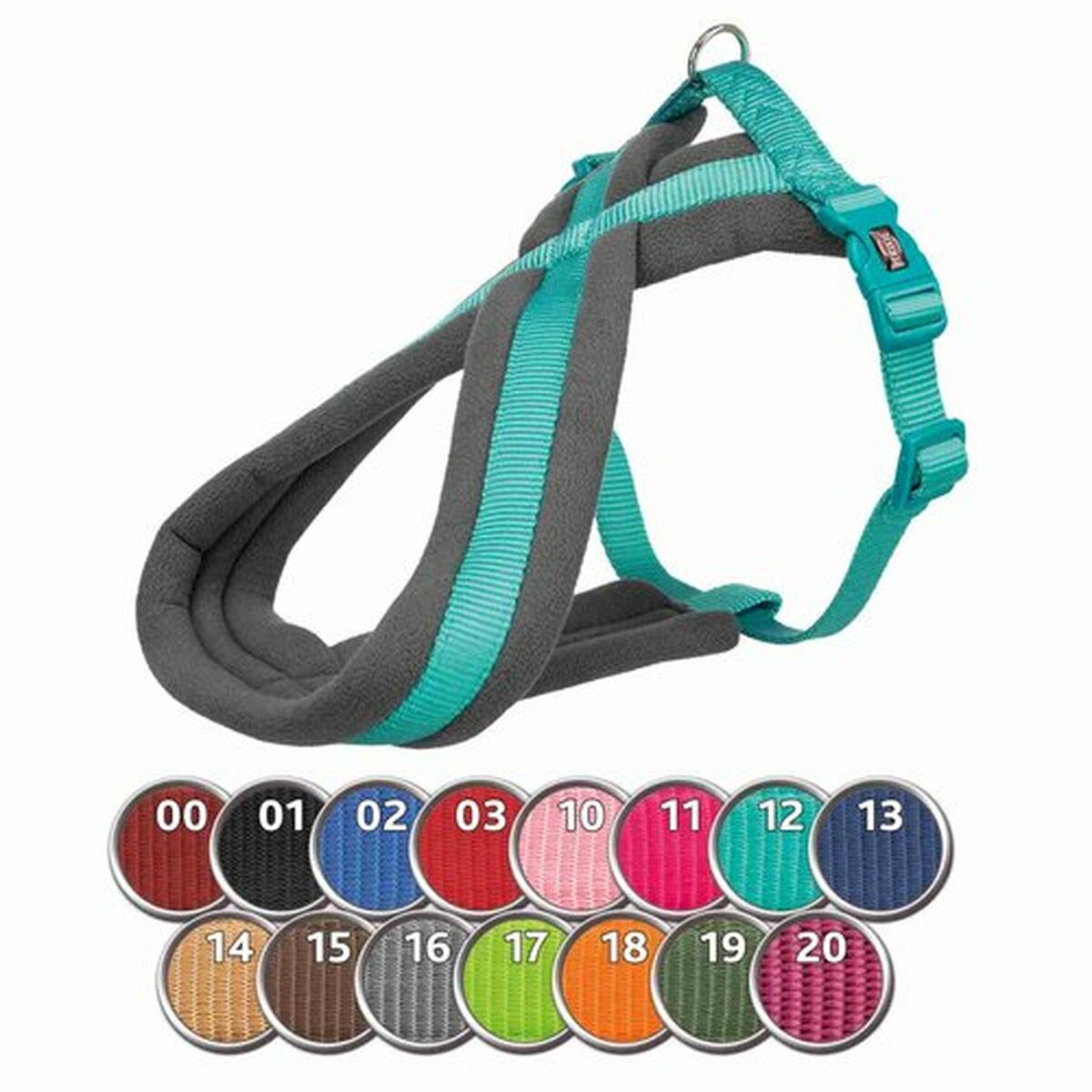 Hondentuigje Trixie Confort New Premium Azul Océano M/L