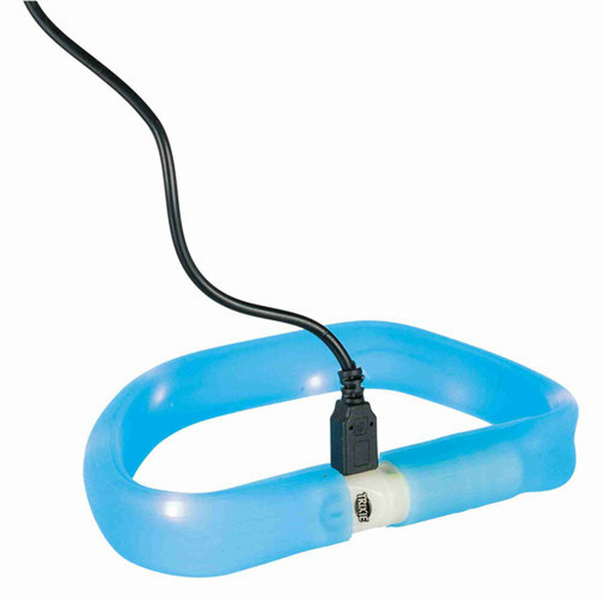 LED Collar for Pets Trixie Flash USB Blue M/L, view 6