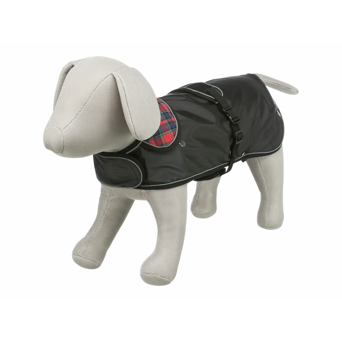 Dog Coat Trixie Hermy Black Red XS, view 3