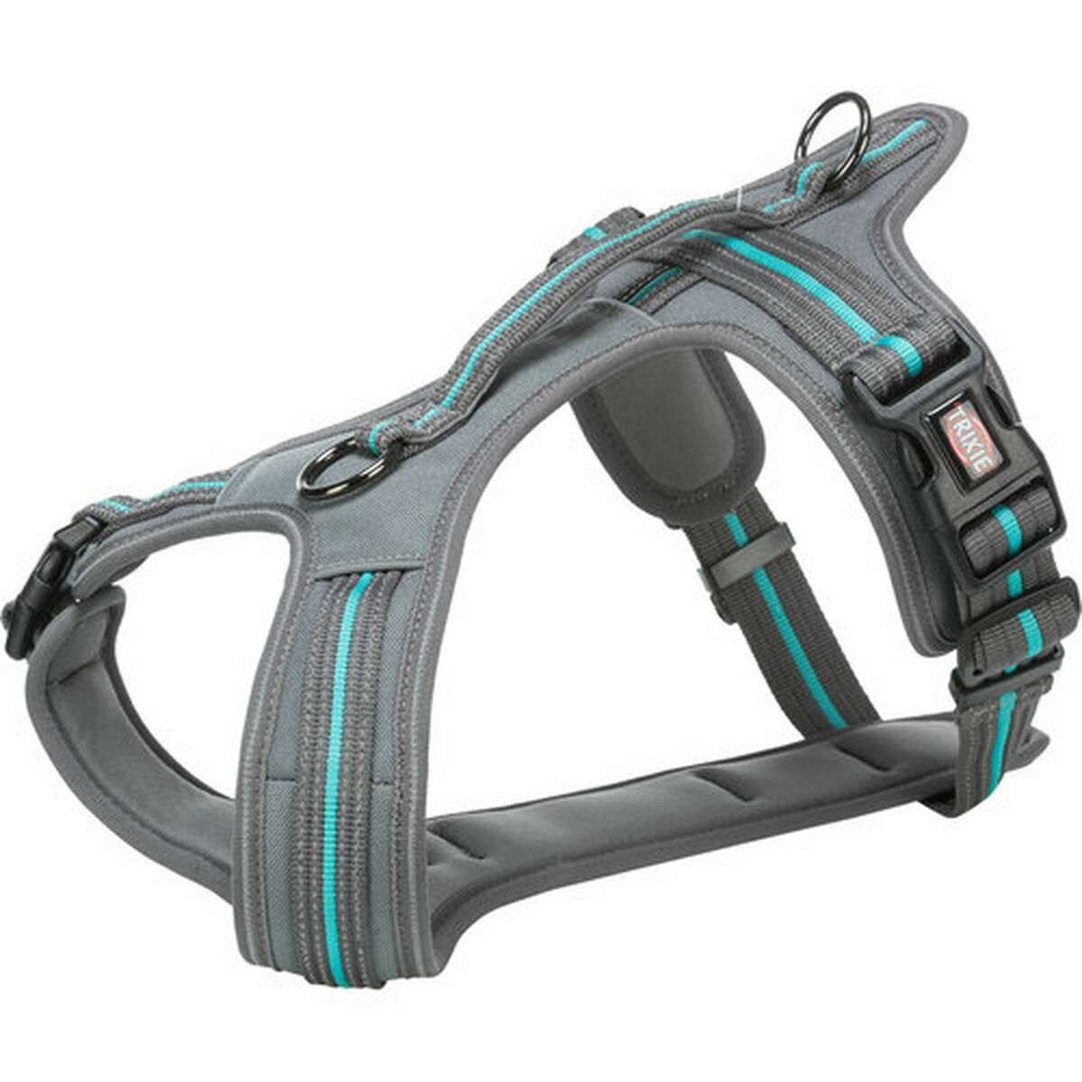 Dog Harness Trixie Fusion Confort Graphite Azul Océano M, view 2