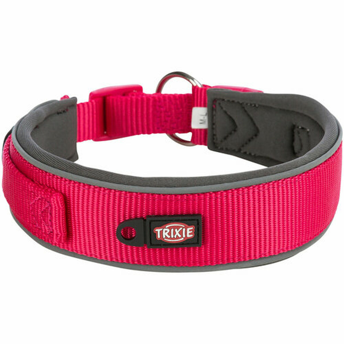 Hondenhalsband Trixie Premium Grafiet Fuchsia M/L 40-48 cm