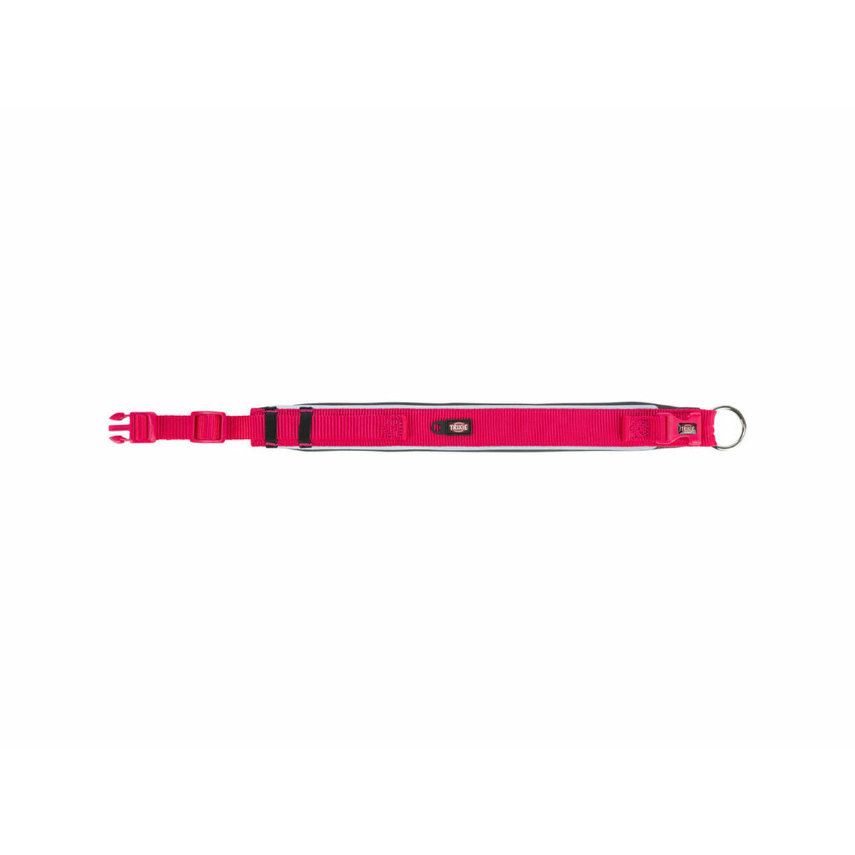 Hondenhalsband Trixie Premium Grafiet Fuchsia M/L 40-48 cm