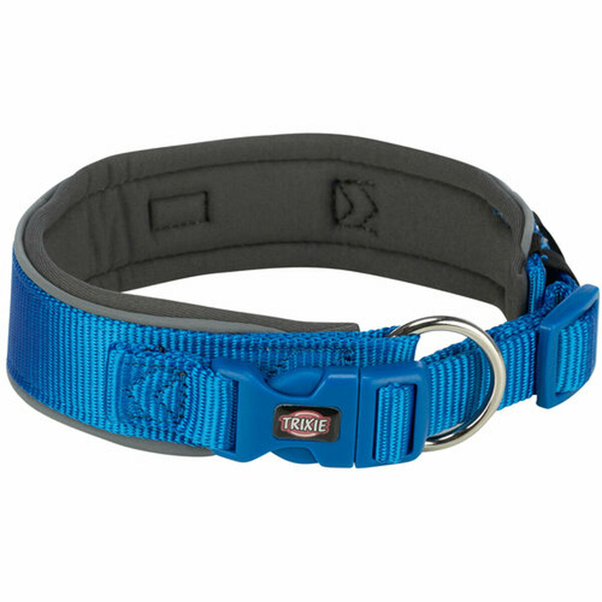Dog collar Trixie Premium Graphite Cobalt blue S/M 33-42 cm, view 2