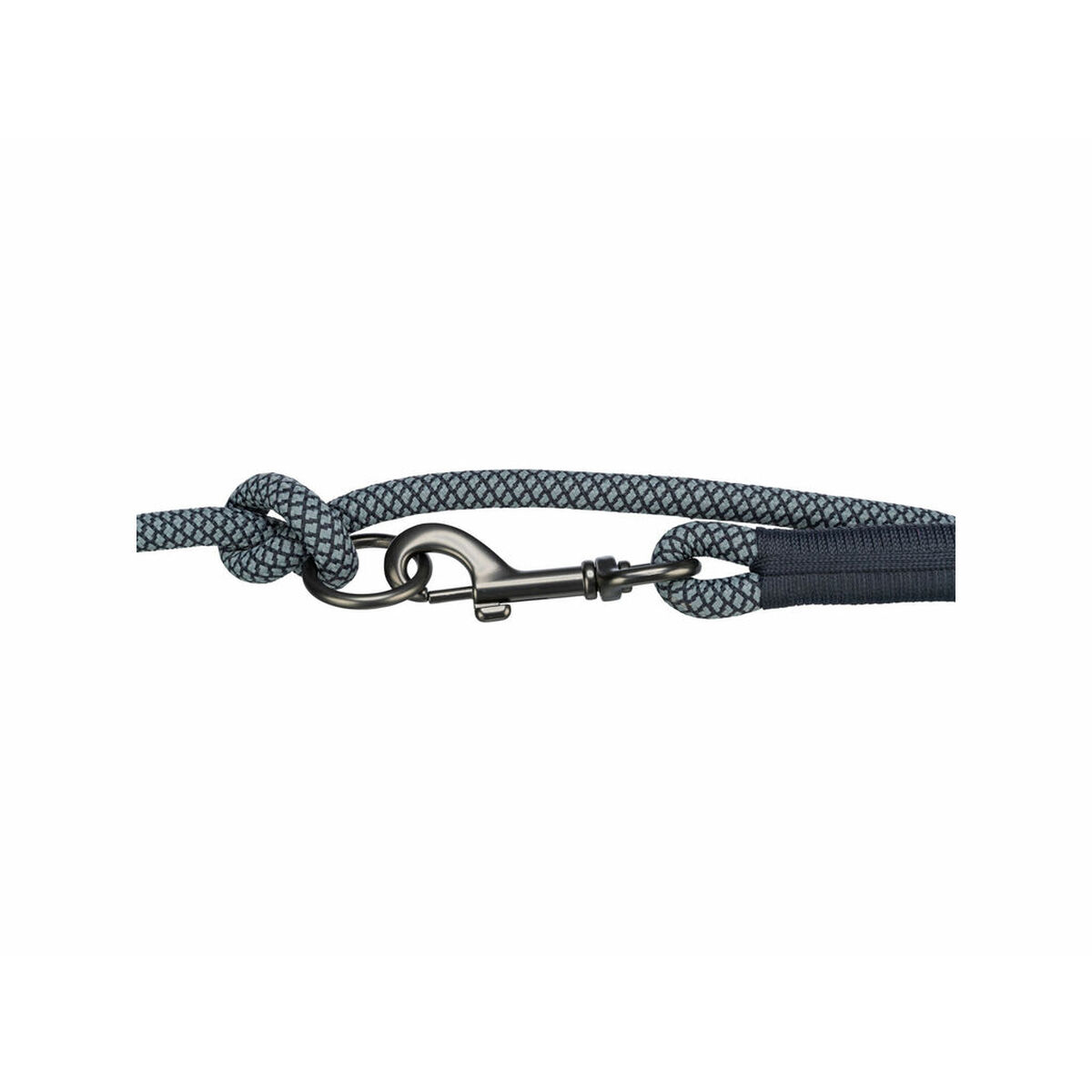 Adjustable dog leash Trixie Soft Rope Black Grey S S/XL, view 5