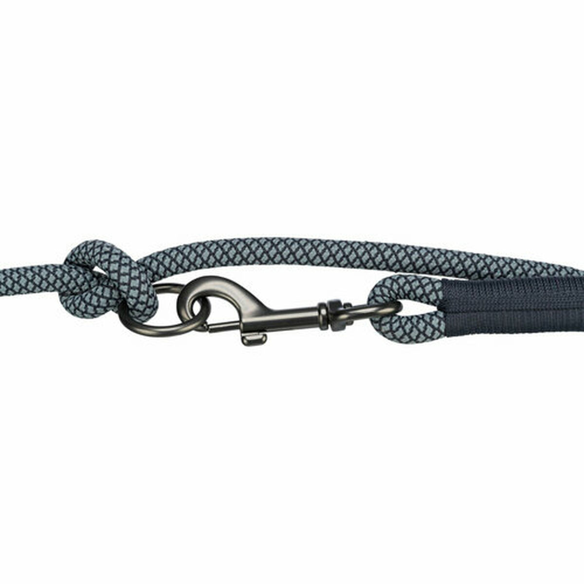 Adjustable dog leash Trixie Soft Rope Black Grey S S/XL, view 6