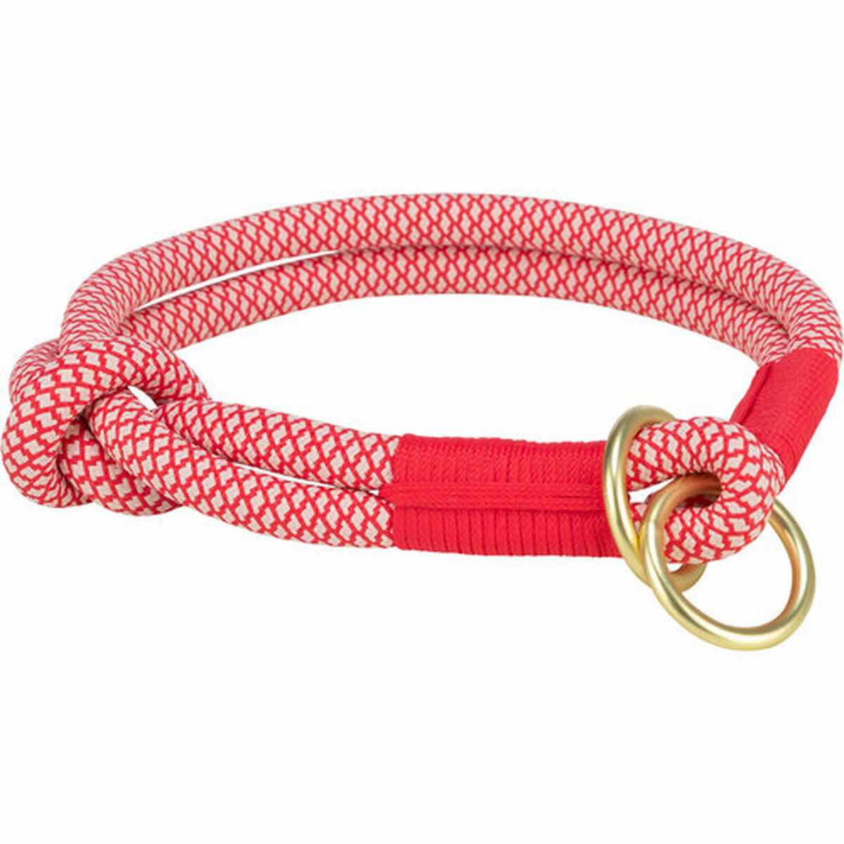 Dog Training Collars Trixie Soft Rope Red Cream XS/S 30 cm, view 2