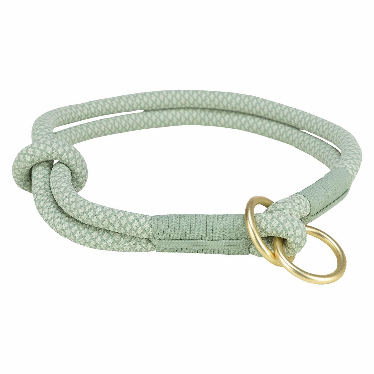 Dog Training Collars Trixie Soft Rope Green Mint M 45 cm, view 2