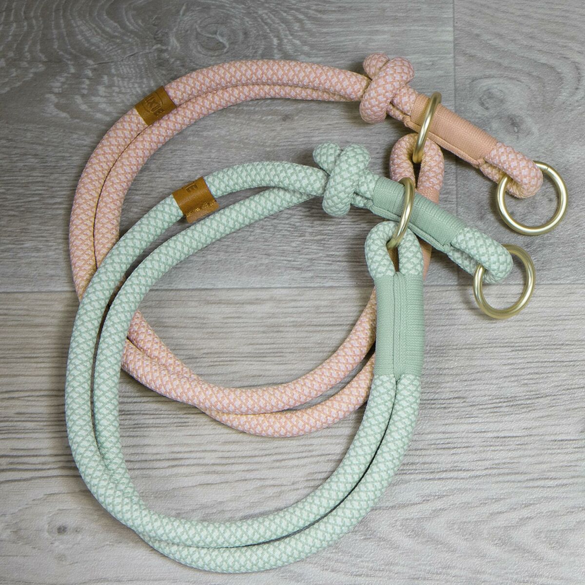 Dog Training Collars Trixie Soft Rope Green Mint L 50 cm, view 6