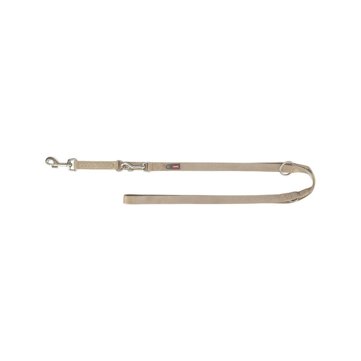 Verstelbare hondenriem Trixie Premium Zand M/L