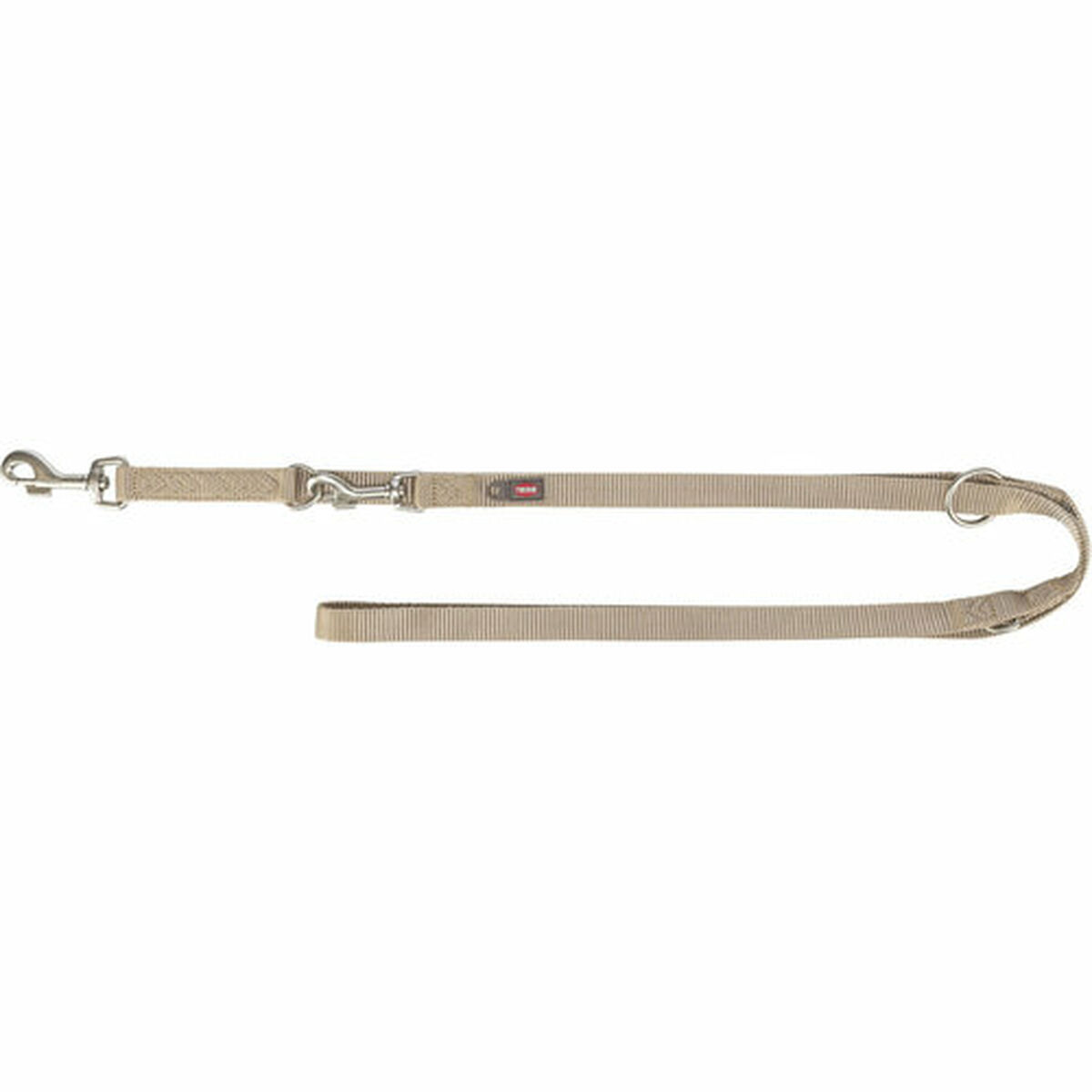 Verstelbare hondenriem Trixie Premium Zand M/L