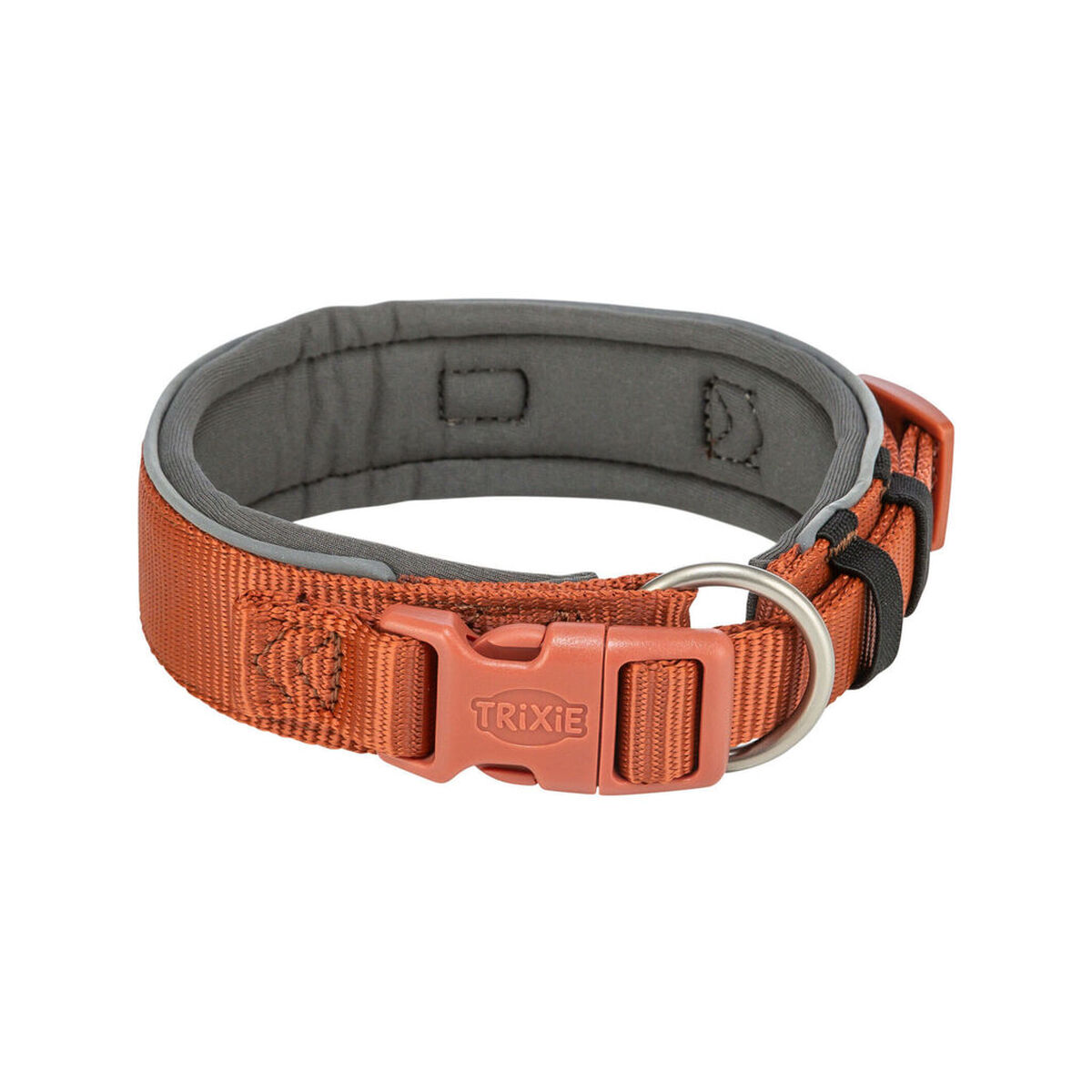 Hondenhalsband Trixie Premium Oranje Grafiet S/M 33-42 cm