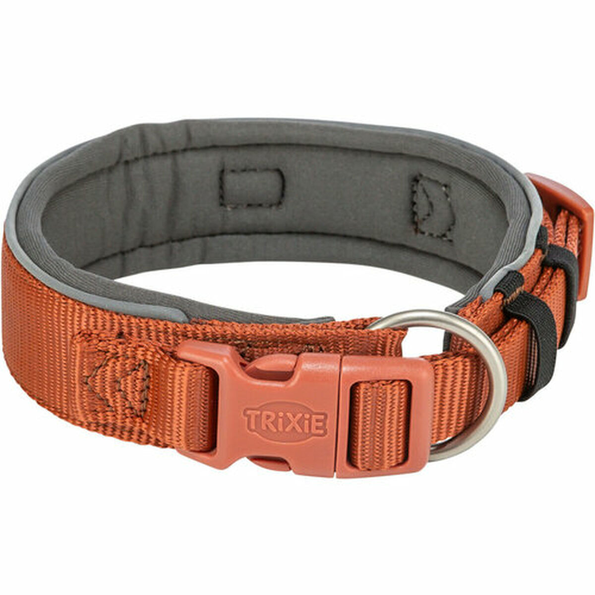 Hondenhalsband Trixie Premium Oranje Grafiet S/M 33-42 cm
