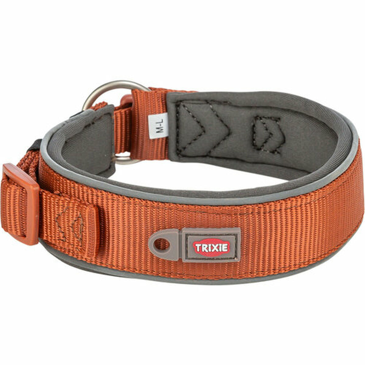 Hondenhalsband Trixie Premium Oranje Grafiet S/M 33-42 cm