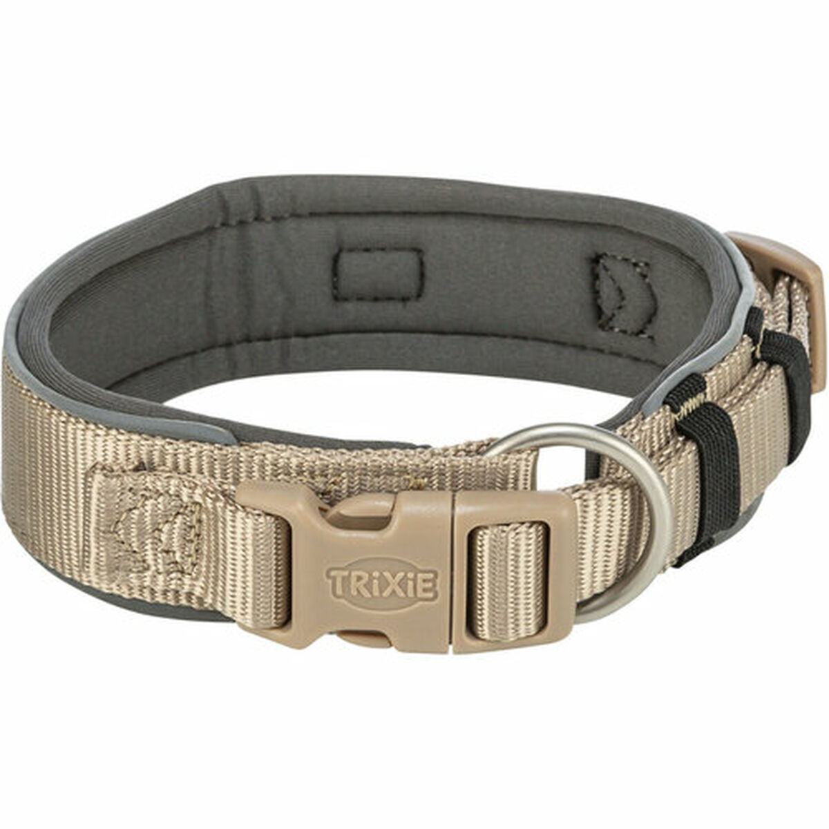 Hondenhalsband Trixie Premium Grafiet Zand S/M 33-42 cm
