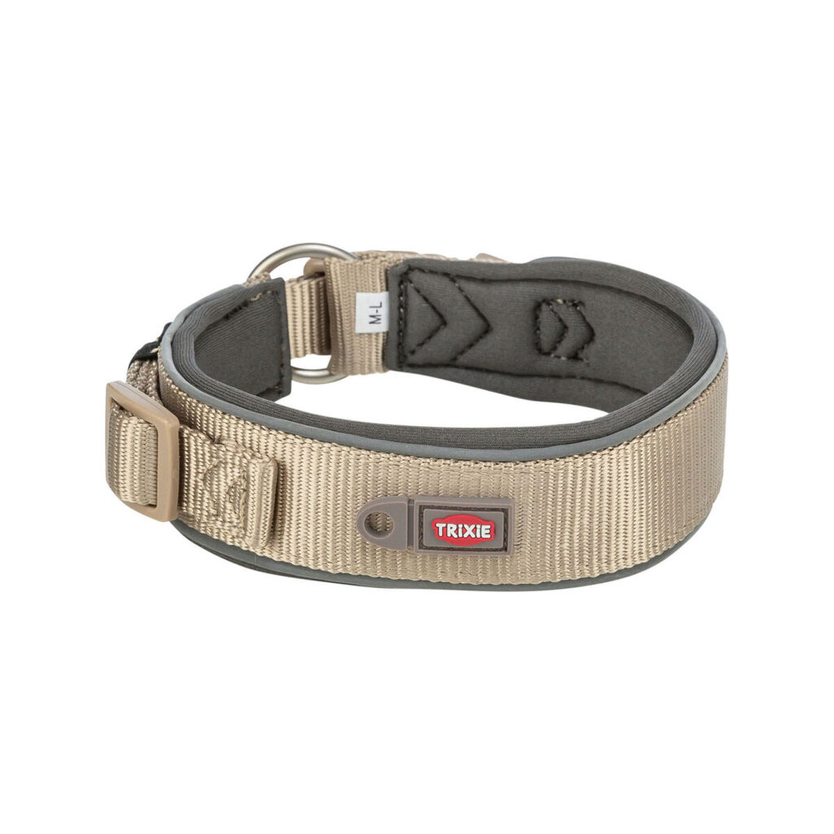Hondenhalsband Trixie Premium Grafiet Zand S/M 33-42 cm
