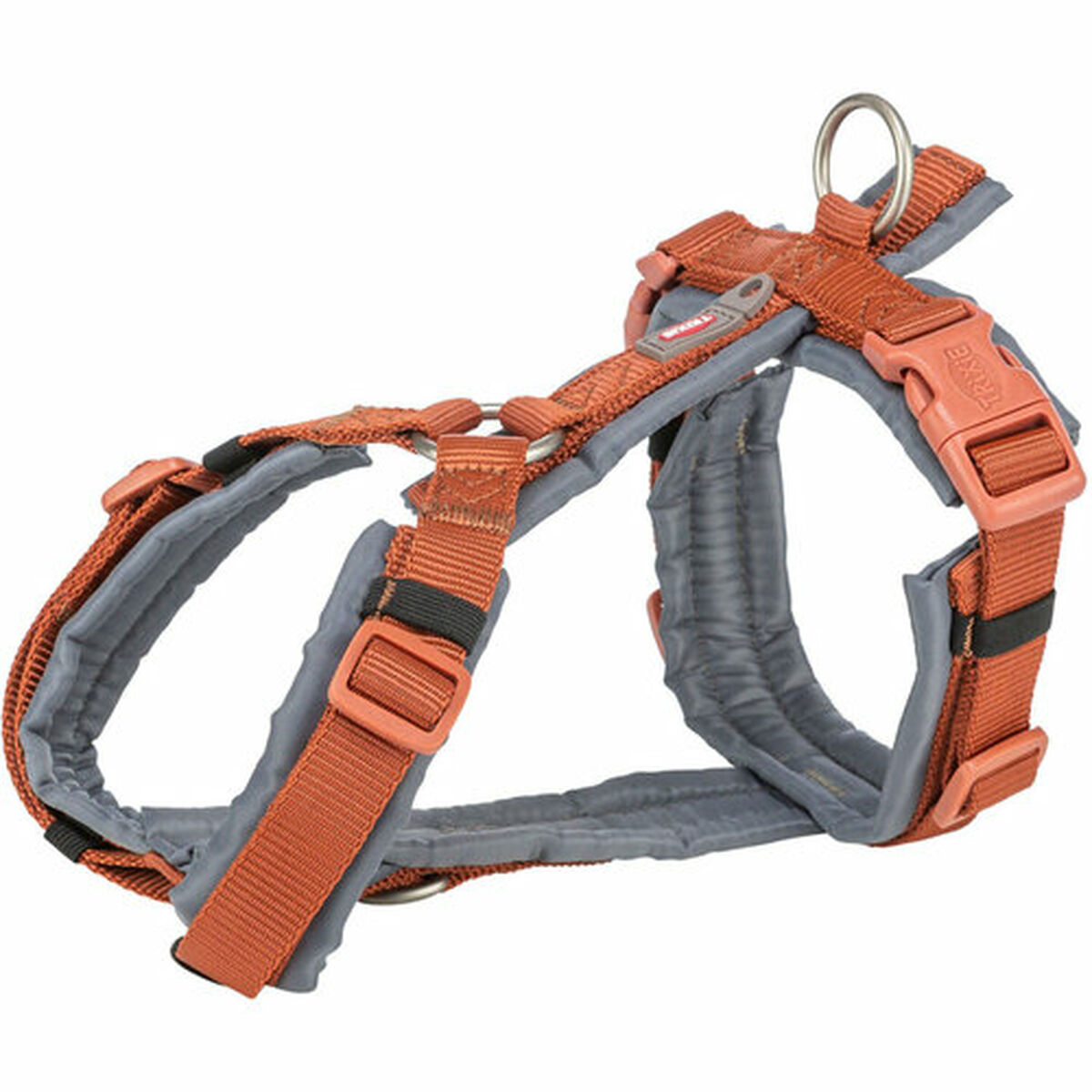 Dog Harness Trixie Premium Trekking Orange Graphite S, view 2