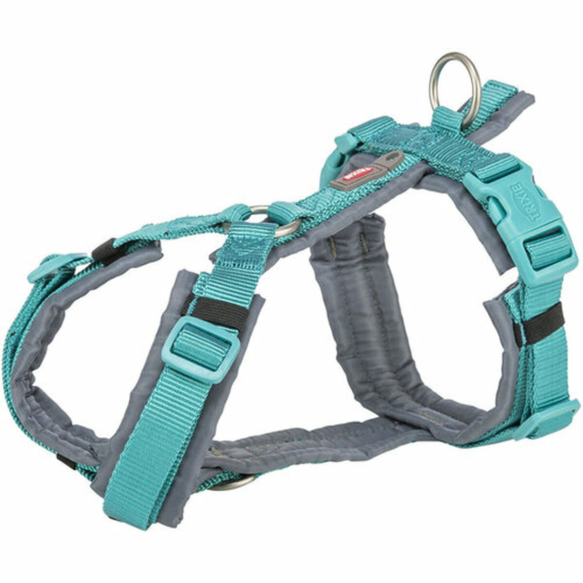 Dog Harness Trixie Premium Trekking Graphite Light Blue XL, view 2