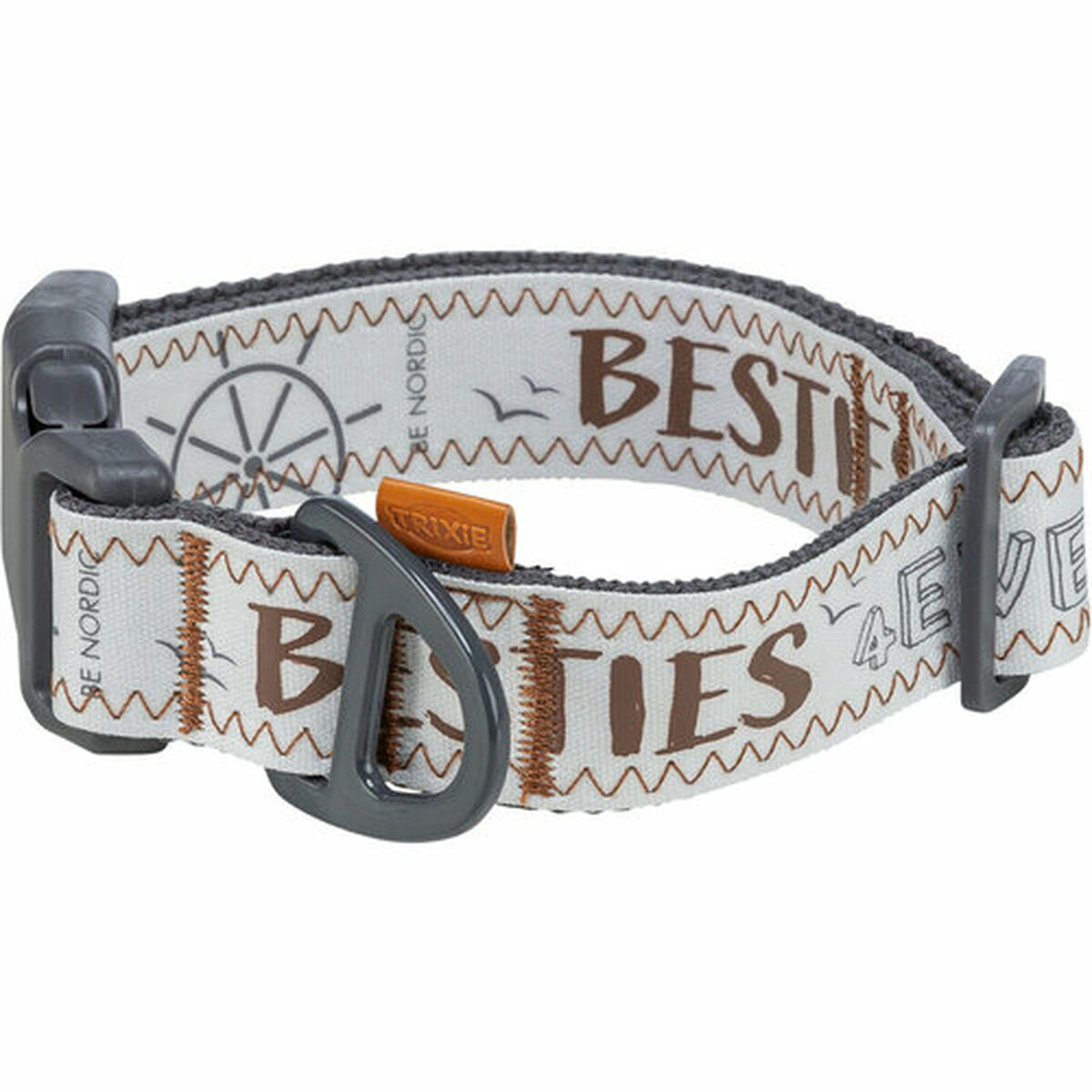 Dog collar Trixie BE NORDIC Grey M/L 40-60 cm, view 4