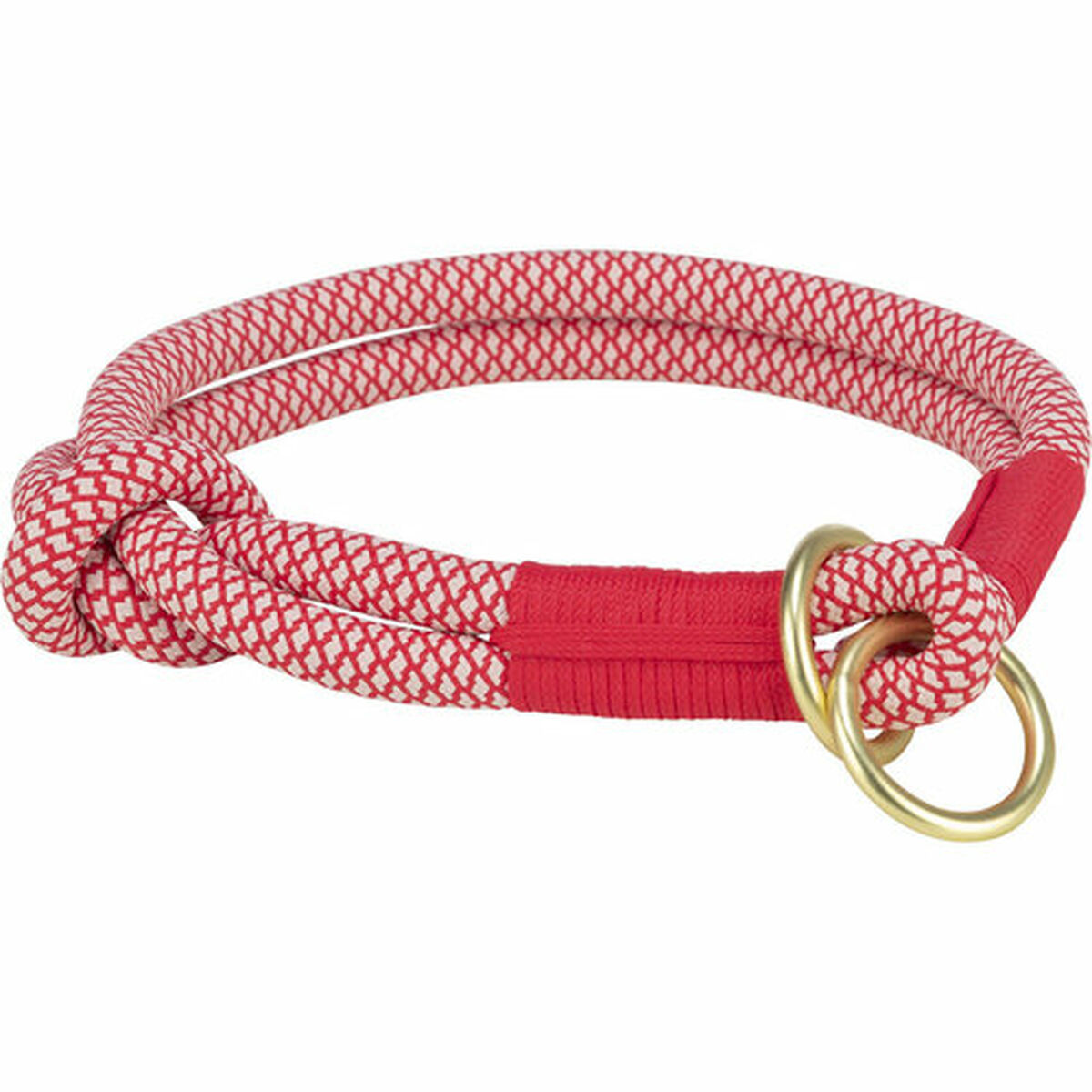 Dog Training Collars Trixie Soft Rope Red Cream XS 25 cm, view 2