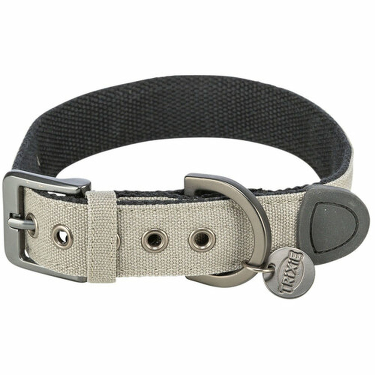 Dog collar Trixie CityStyle Light grey M/L 40-47 cm, view 2