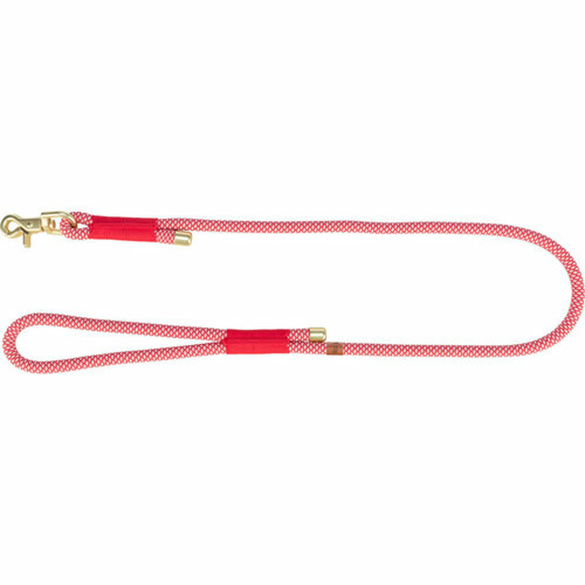 Hondenriem Trixie Soft Rope Rood Crème 1 m L/XL