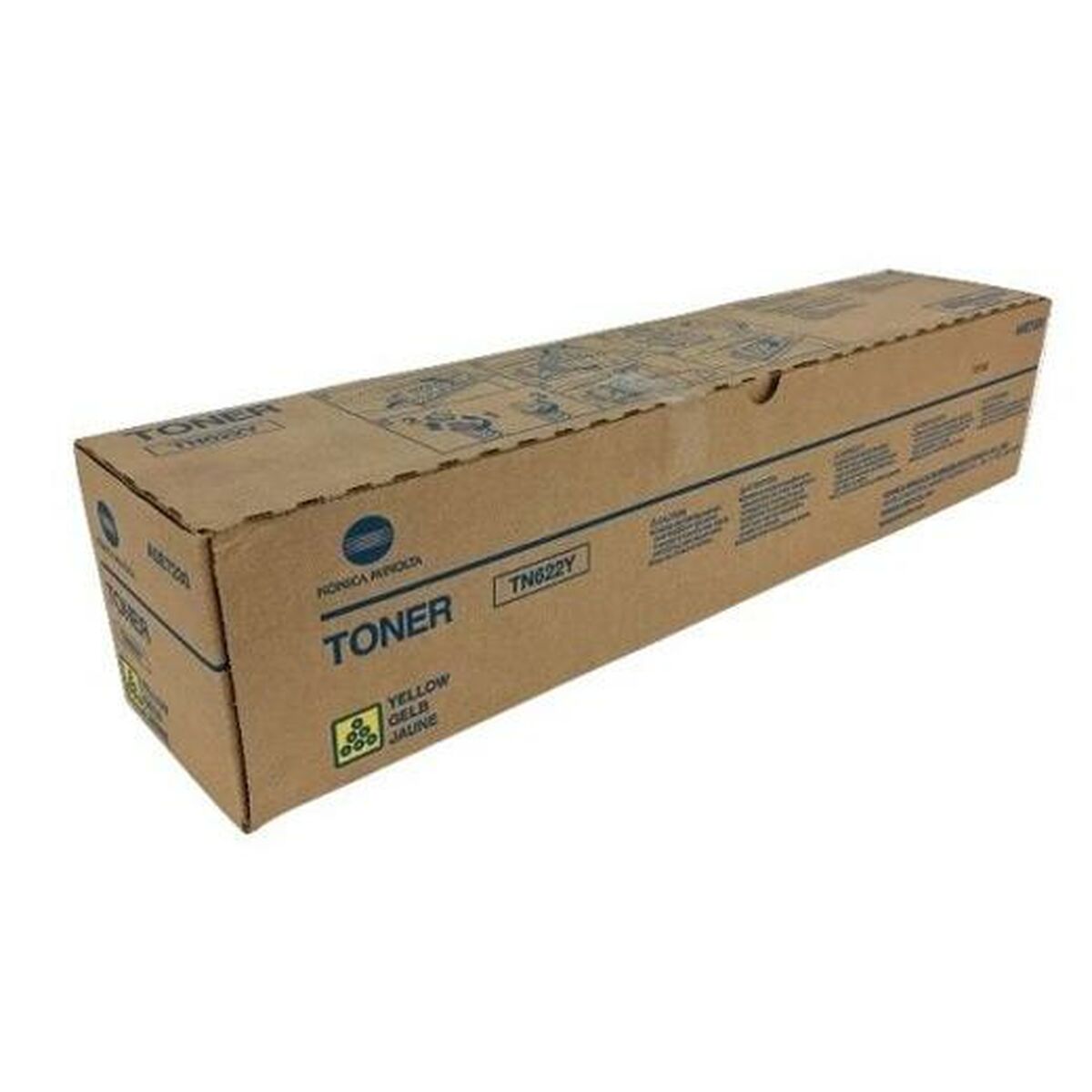 Picture of Original Toner Konica Minolta TN622Y Yellow