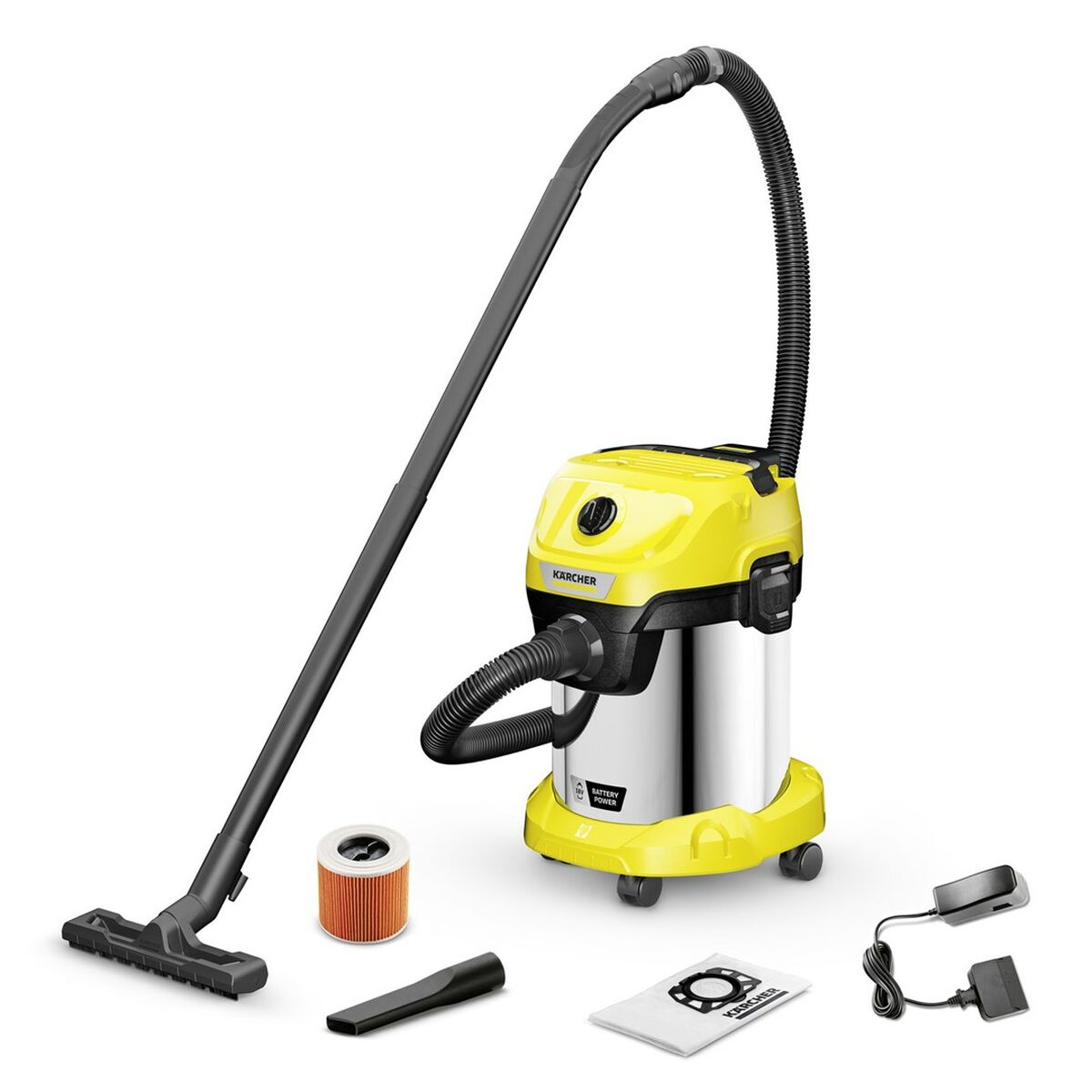 Image secondaire de l'Aspirateur Kärcher 1.628-576.0 Jaune 225 W