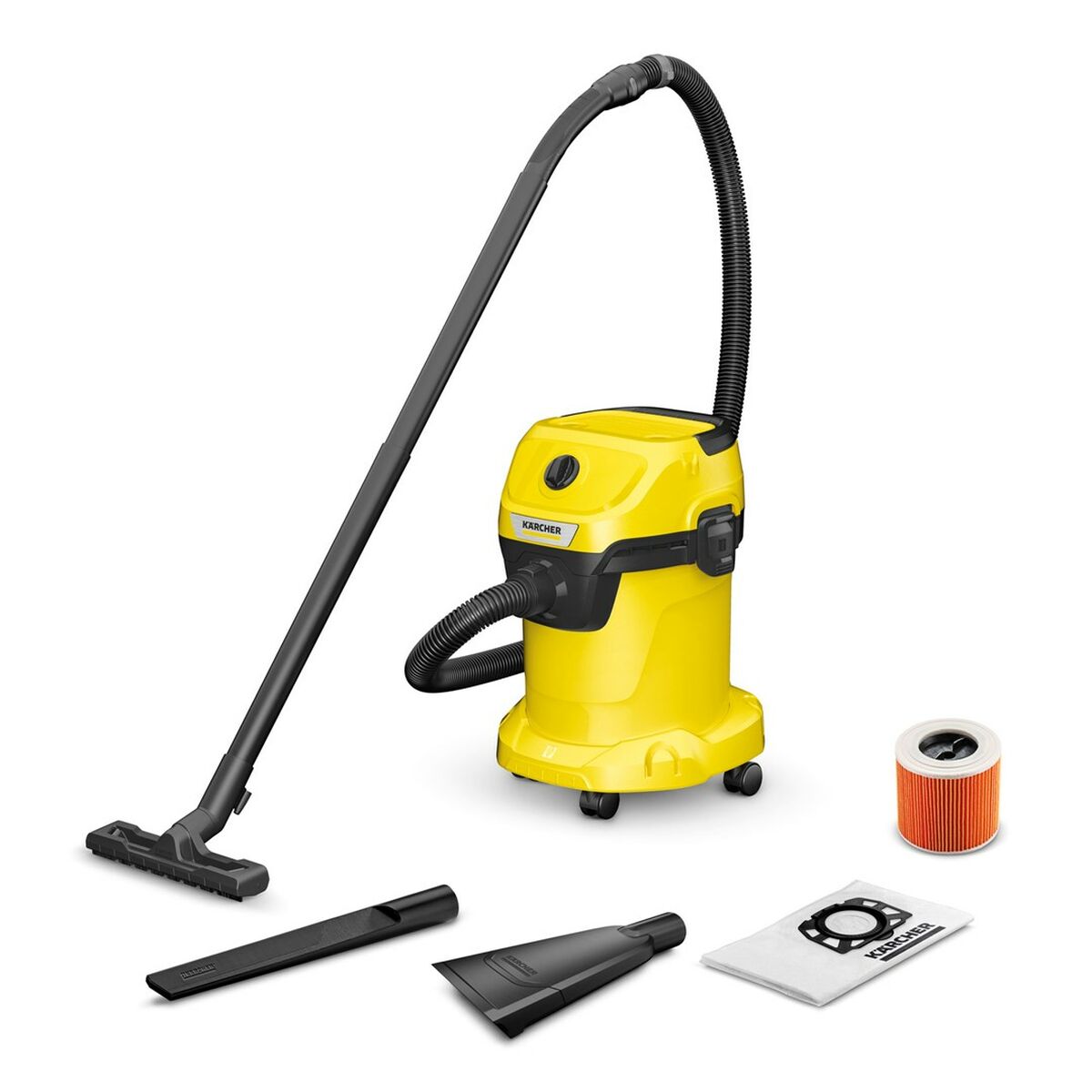 Aspirateur Kärcher 1.628-124.0 Jaune Noir 1000 W
