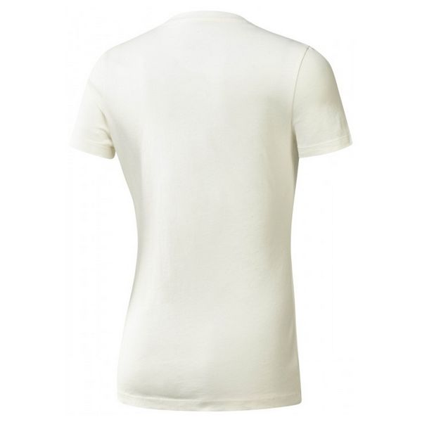Women’s Short Sleeve T-Shirt Reebok Training Split Tee White