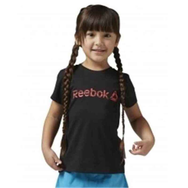 Child's Short Sleeve T-Shirt Reebok G ES Tee Bas Black
