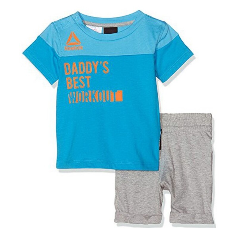 Sports Outfit for Baby Reebok B ES Inf SJ SS Blue