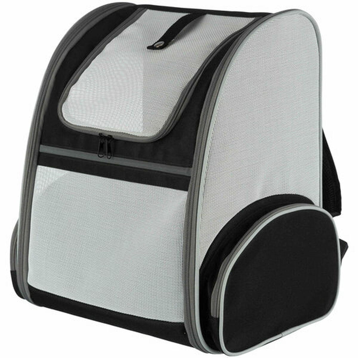Pet Backpack Trixie Chloe Black Light grey 39 × 43 × 27 cm, view 2