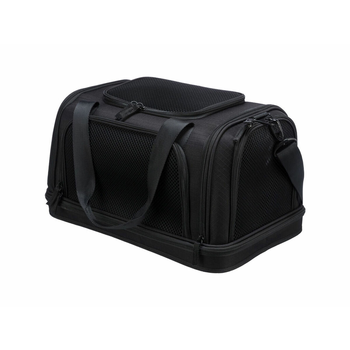 Sac pour animaux de compagnie Trixie Airline Plane Noir Polyester Feuille de Mousse 28 × 25 × 44 CM