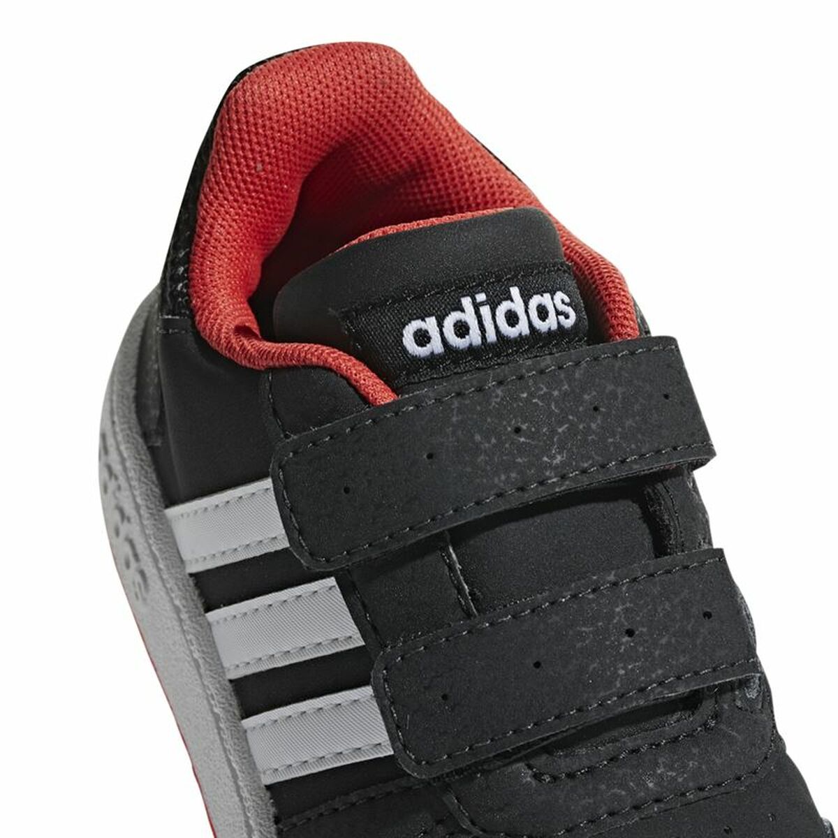 Sportschoenen voor Kinderen Adidas Hoops 2.0 Zwart