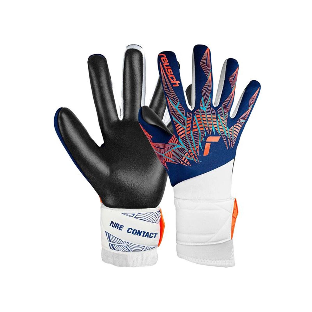 Keeperhandschoenen Reusch Pure Contact Silver Blauw Volwassenen