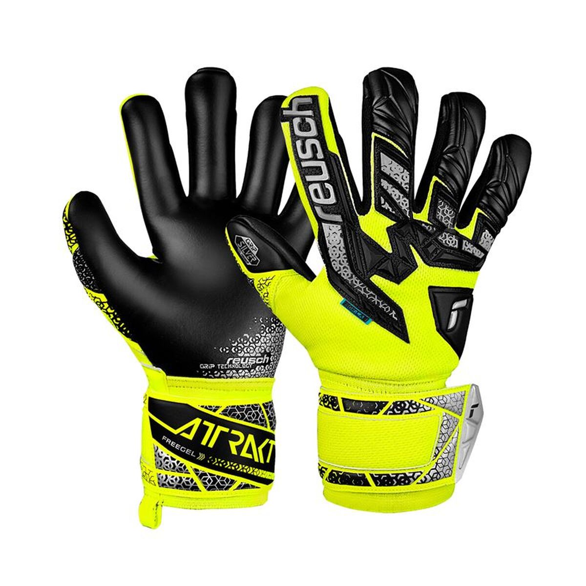Keeperhandschoenen Reusch Attrakt Freegel Geel