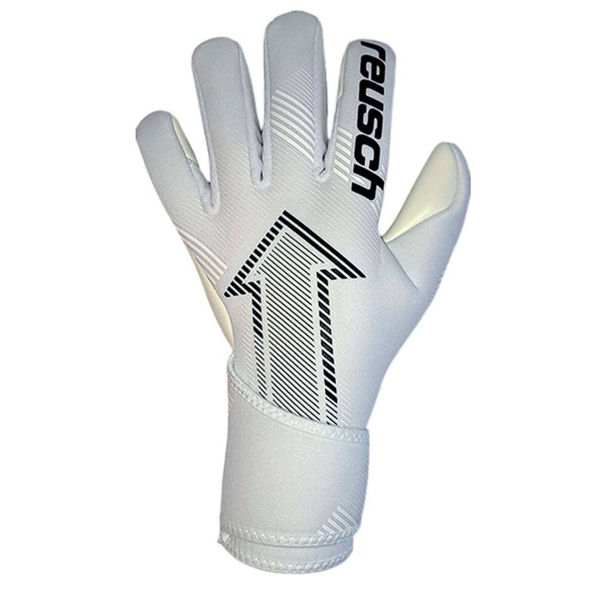 Keeperhandschoenen Reusch Attrakt Fastgrip Silver Wit Volwassenen