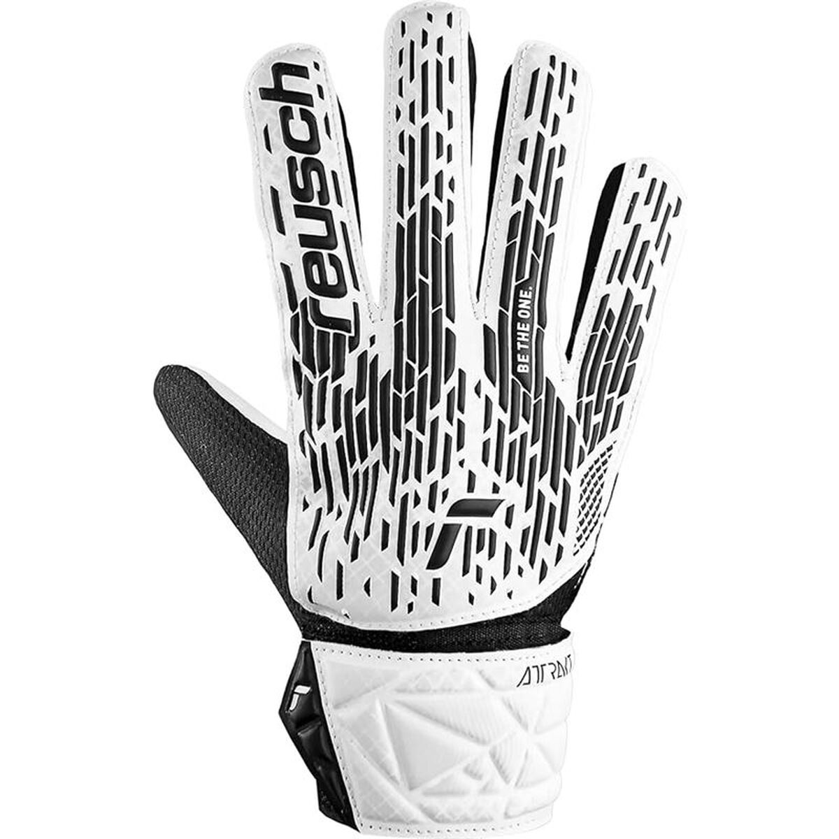 Keeperhandschoenen Reusch Attrakt Solid Junior Wit Volwassenen