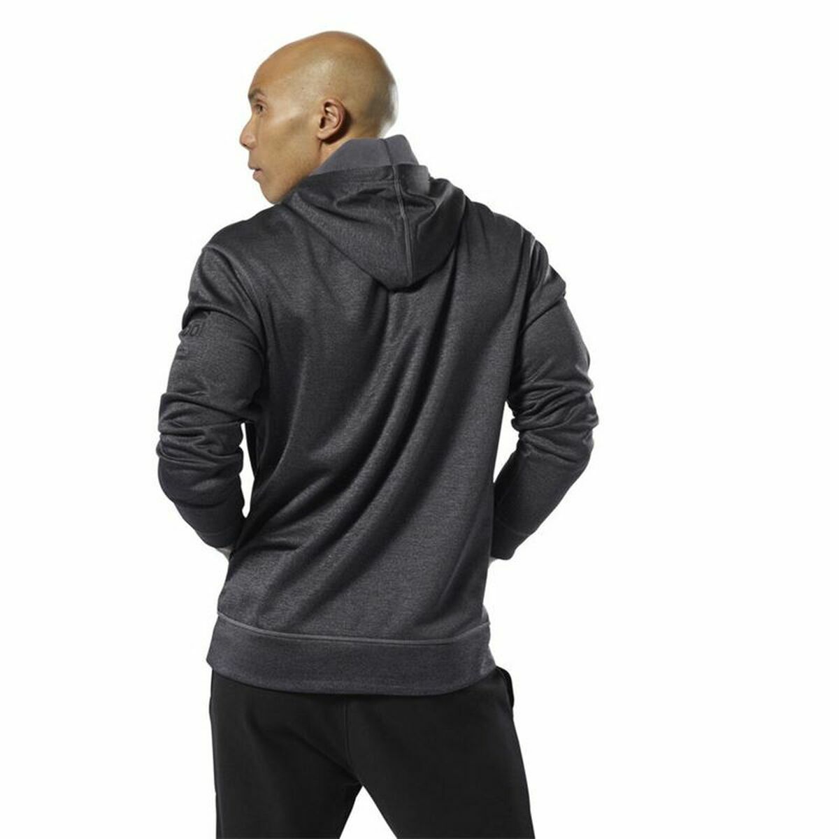 Dameshoodie Reebok Ready Poly Fleece Donker grijs