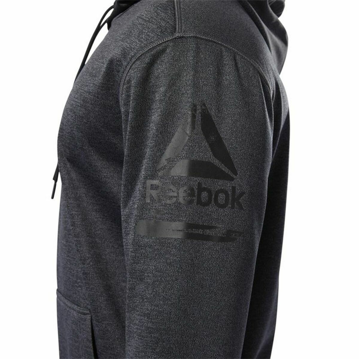 Dameshoodie Reebok Ready Poly Fleece Donker grijs