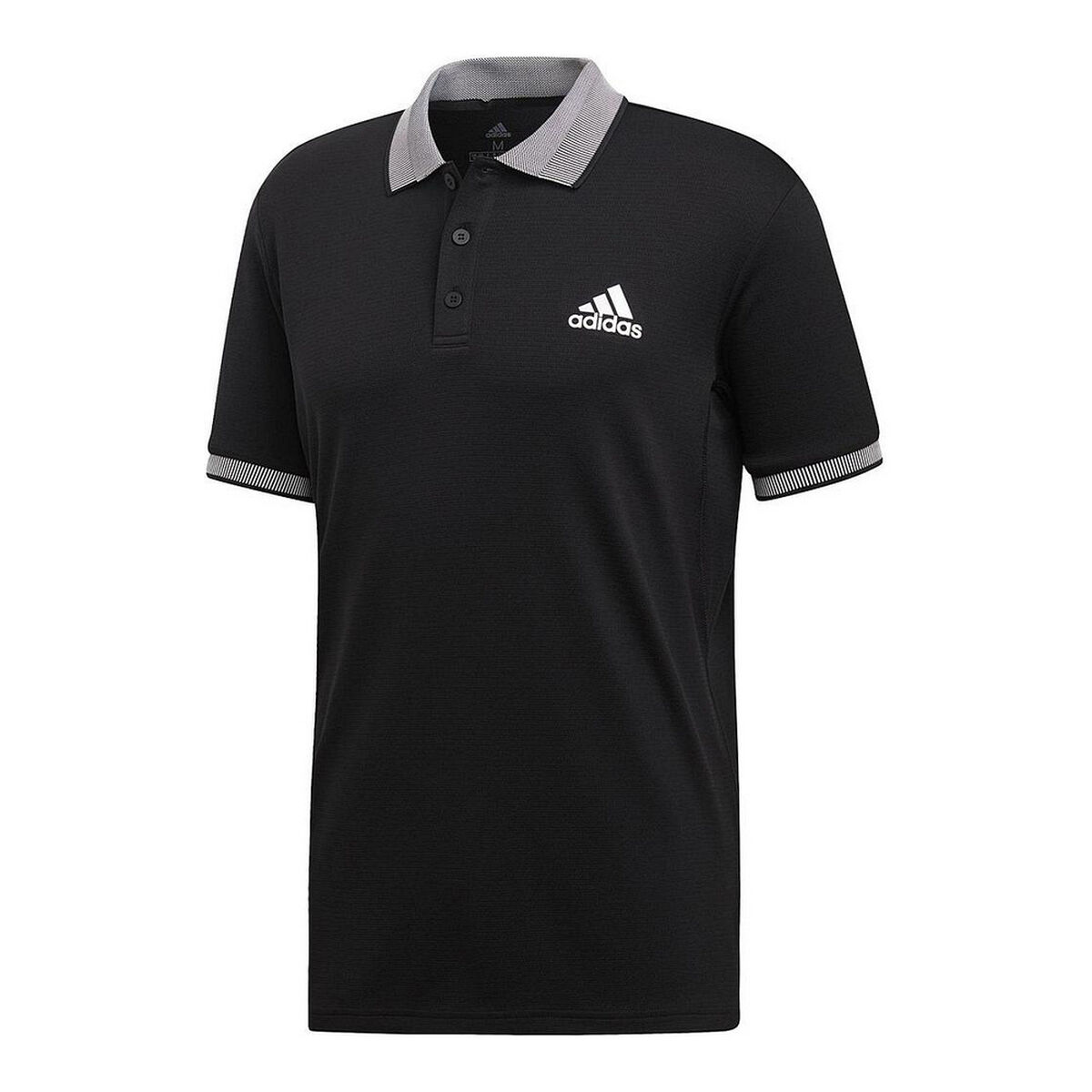 Mænds Kortærmet Polo Skjorte Adidas CLUB SOLID POLO DX1806 Sort Polyester Mænd XS