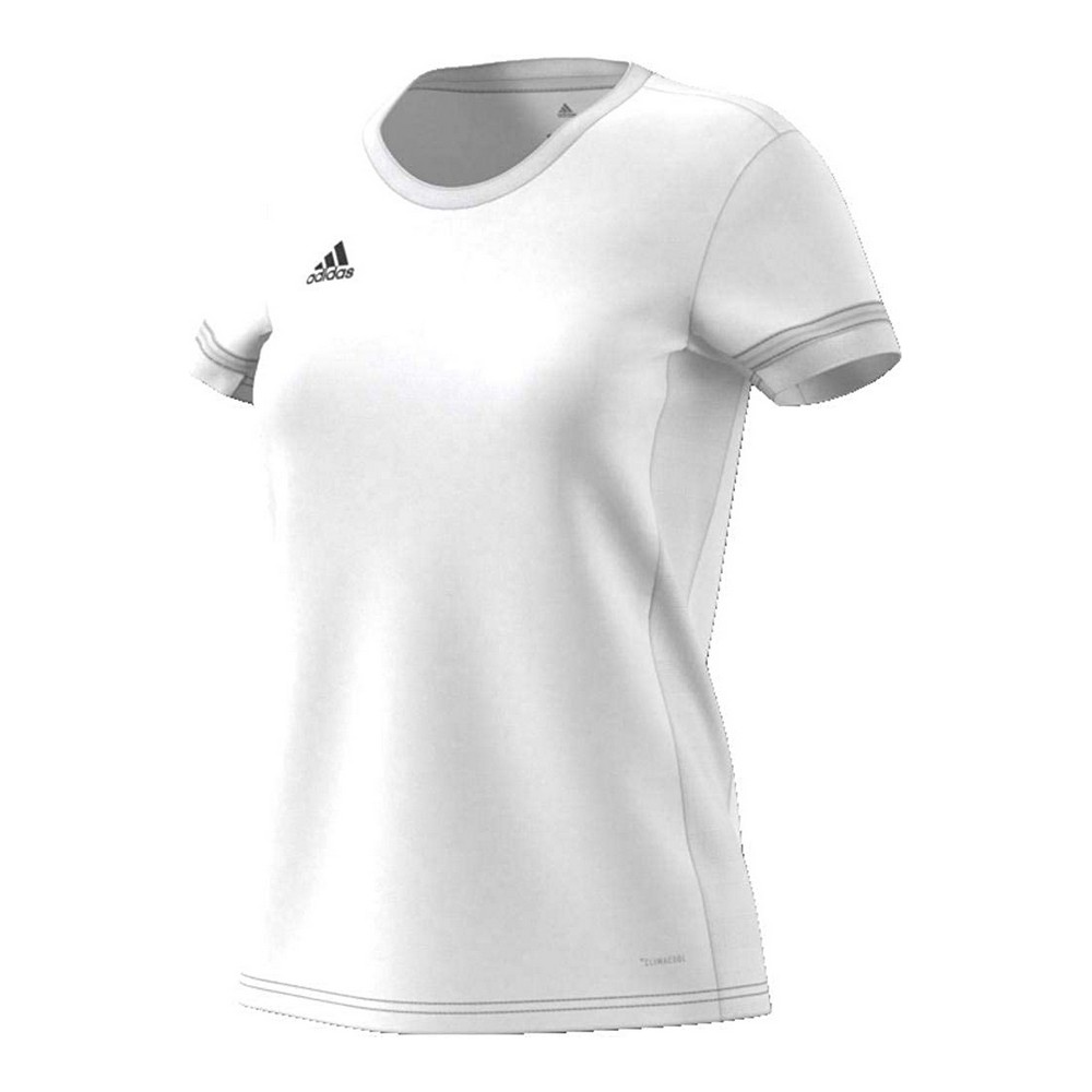 Women’s Short Sleeve T-Shirt Adidas T19 SS JSY W DW6887  White