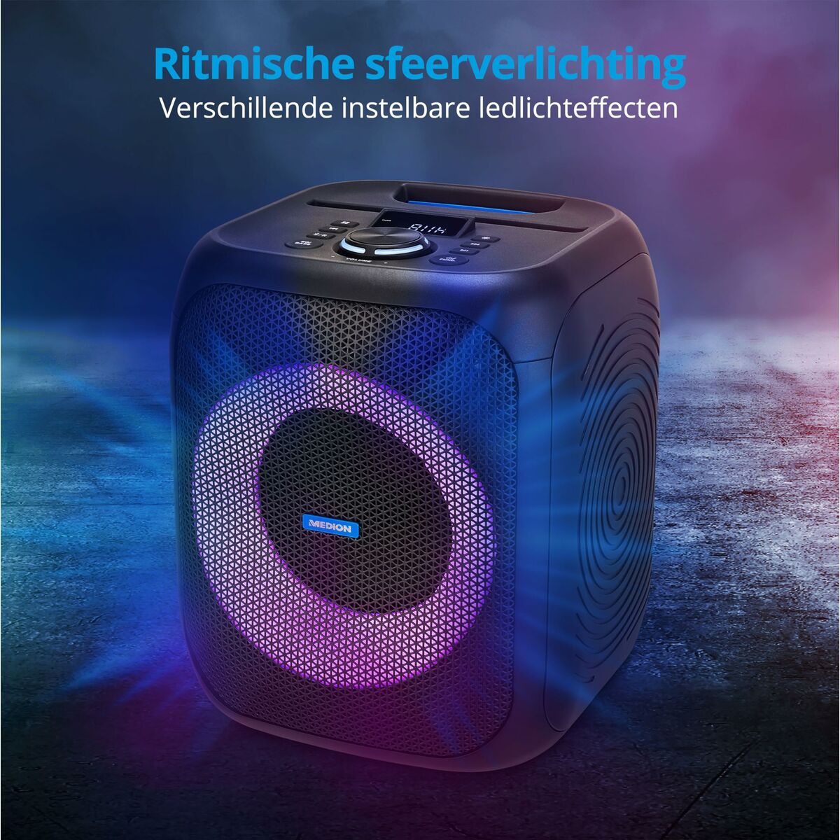 Afbeeldingen van Portable Bluetooth Speakers Medion Black 50 W