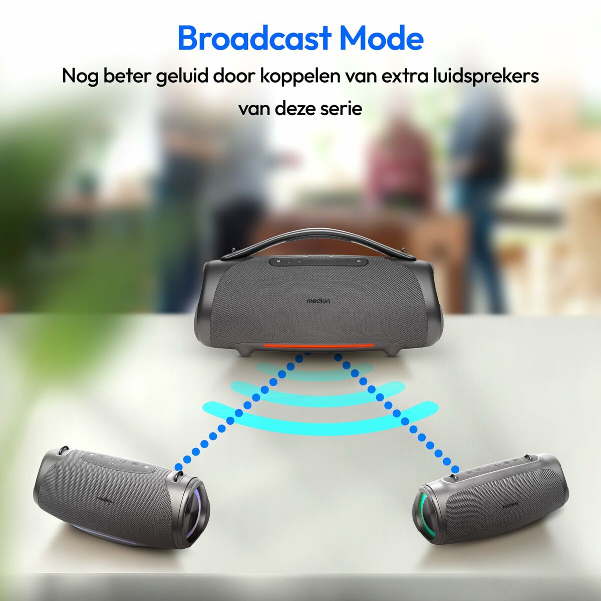 Afbeeldingen van Portable Bluetooth Speakers Medion 15 W