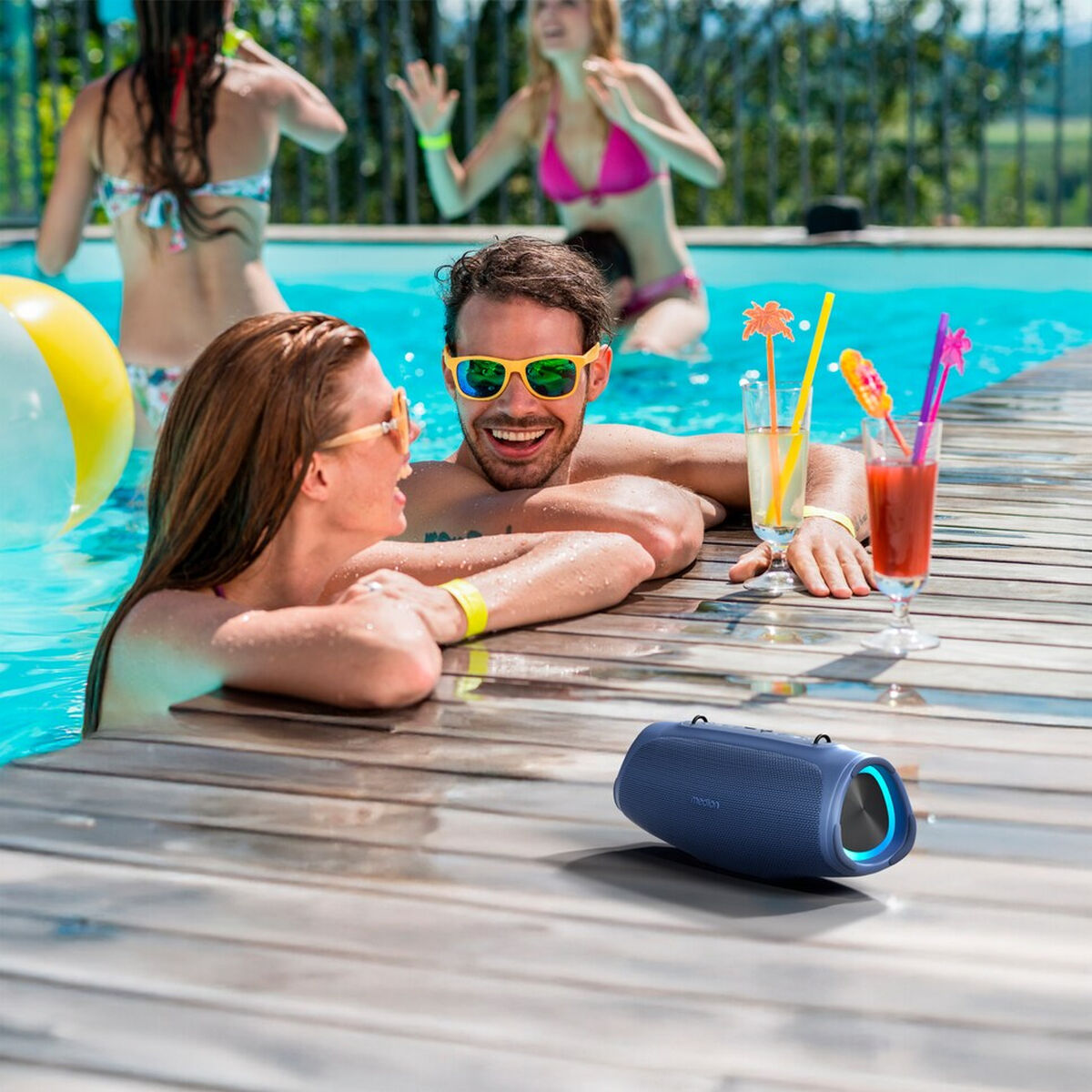 Picture of Portable Bluetooth Speakers Medion 50077072 Blue 4 W