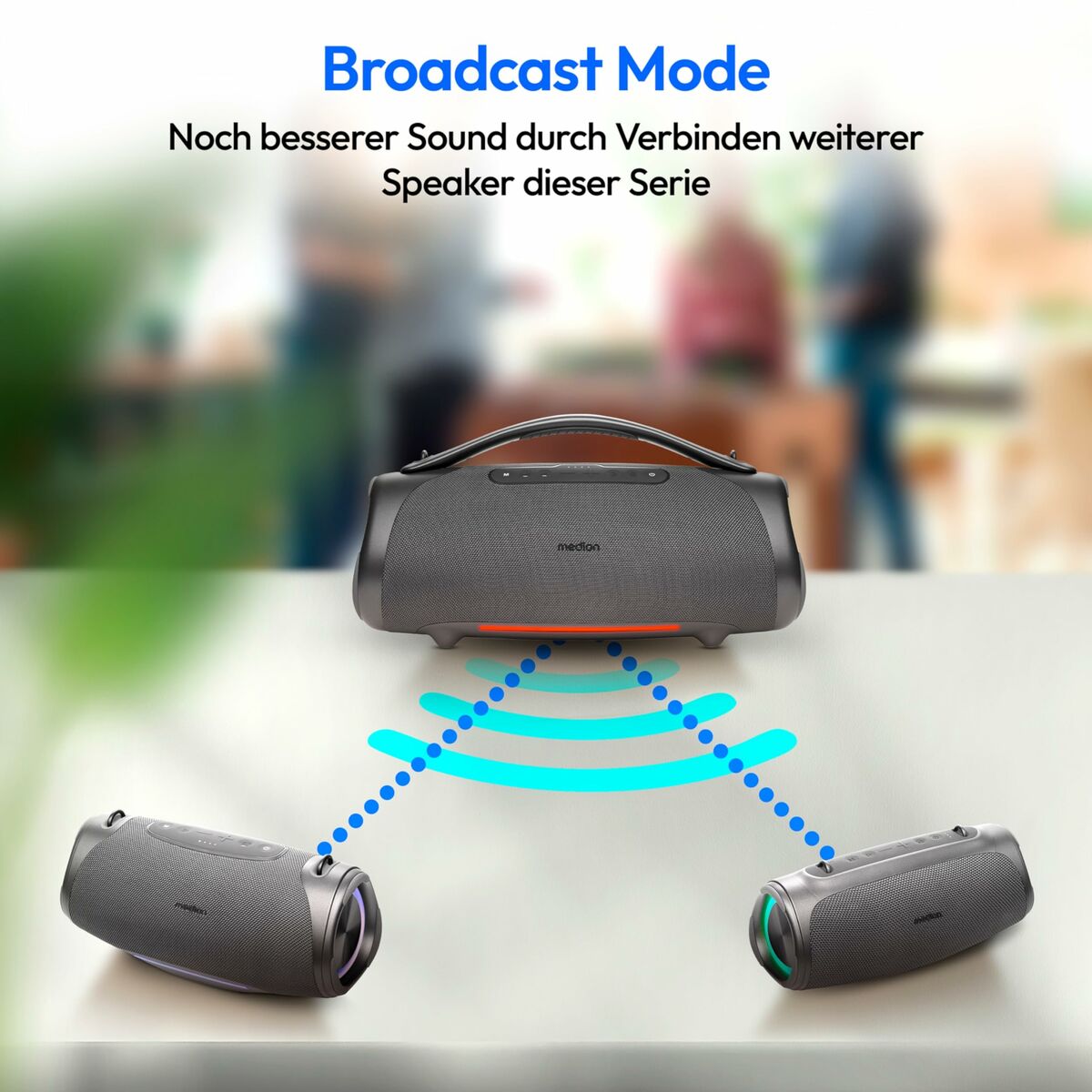 Afbeeldingen van Portable Bluetooth Speakers Medion