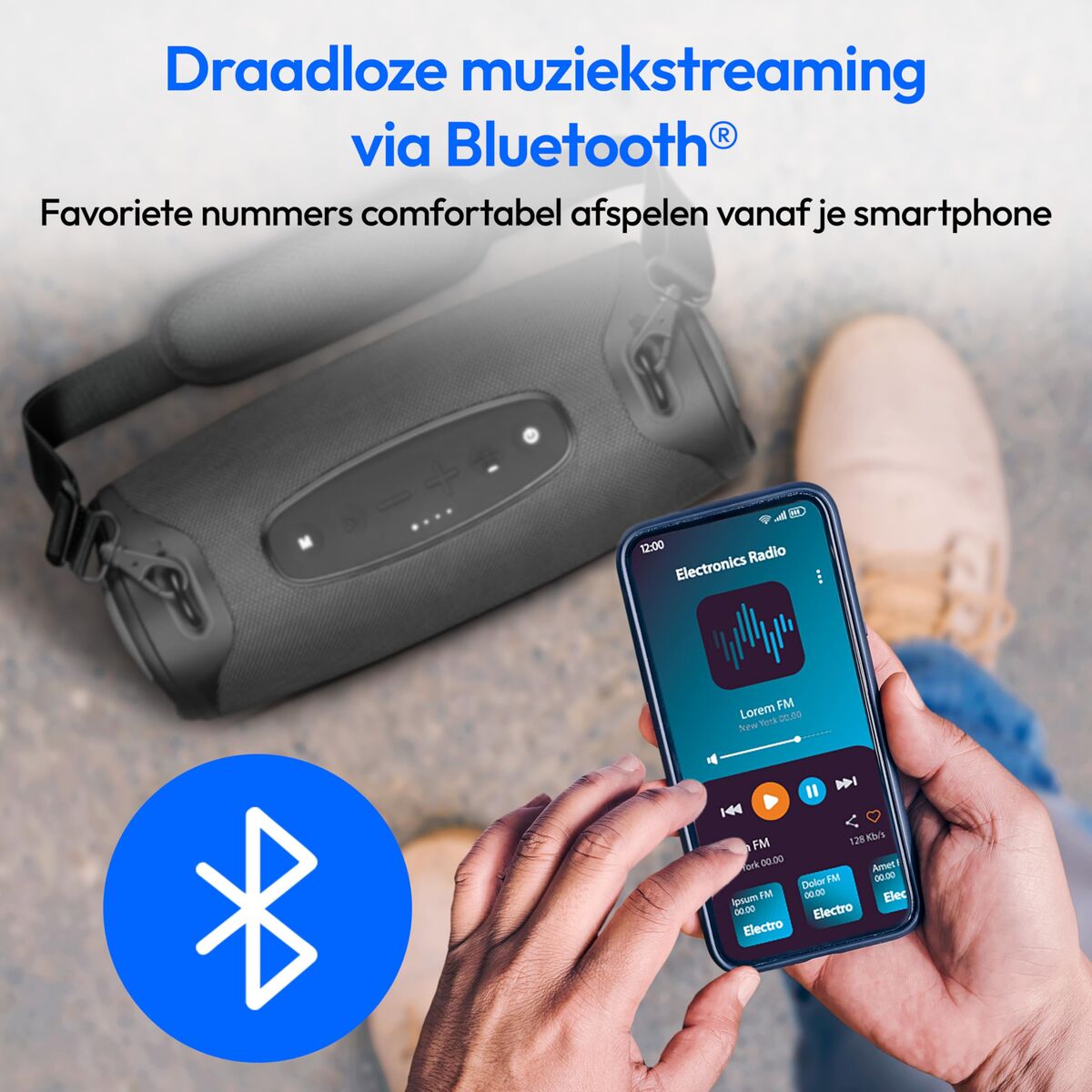 Portable Bluetooth Speakers Medion 50077074 Anthracite (Refurbished A)