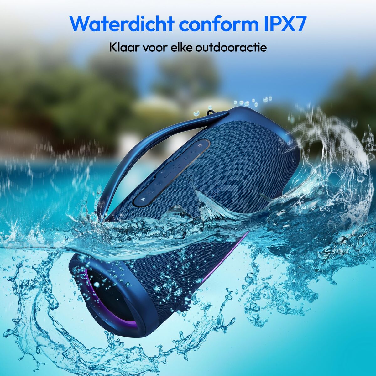 Portable Bluetooth Speakers Medion 50077082 Blue 100 W 4 W
