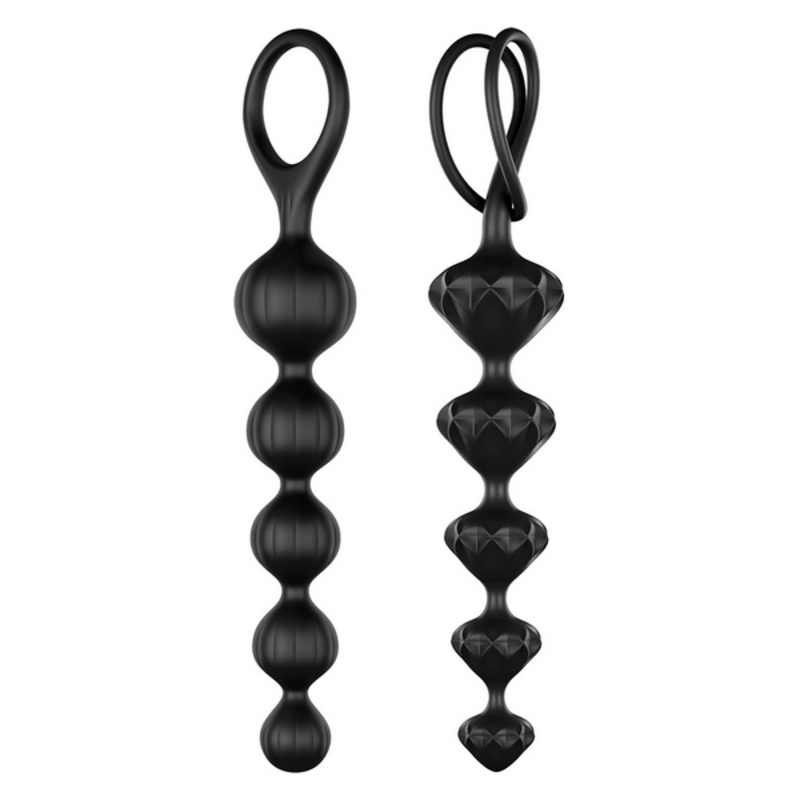 Anal Beads Satisfyer (2 pcs) Black Silicone