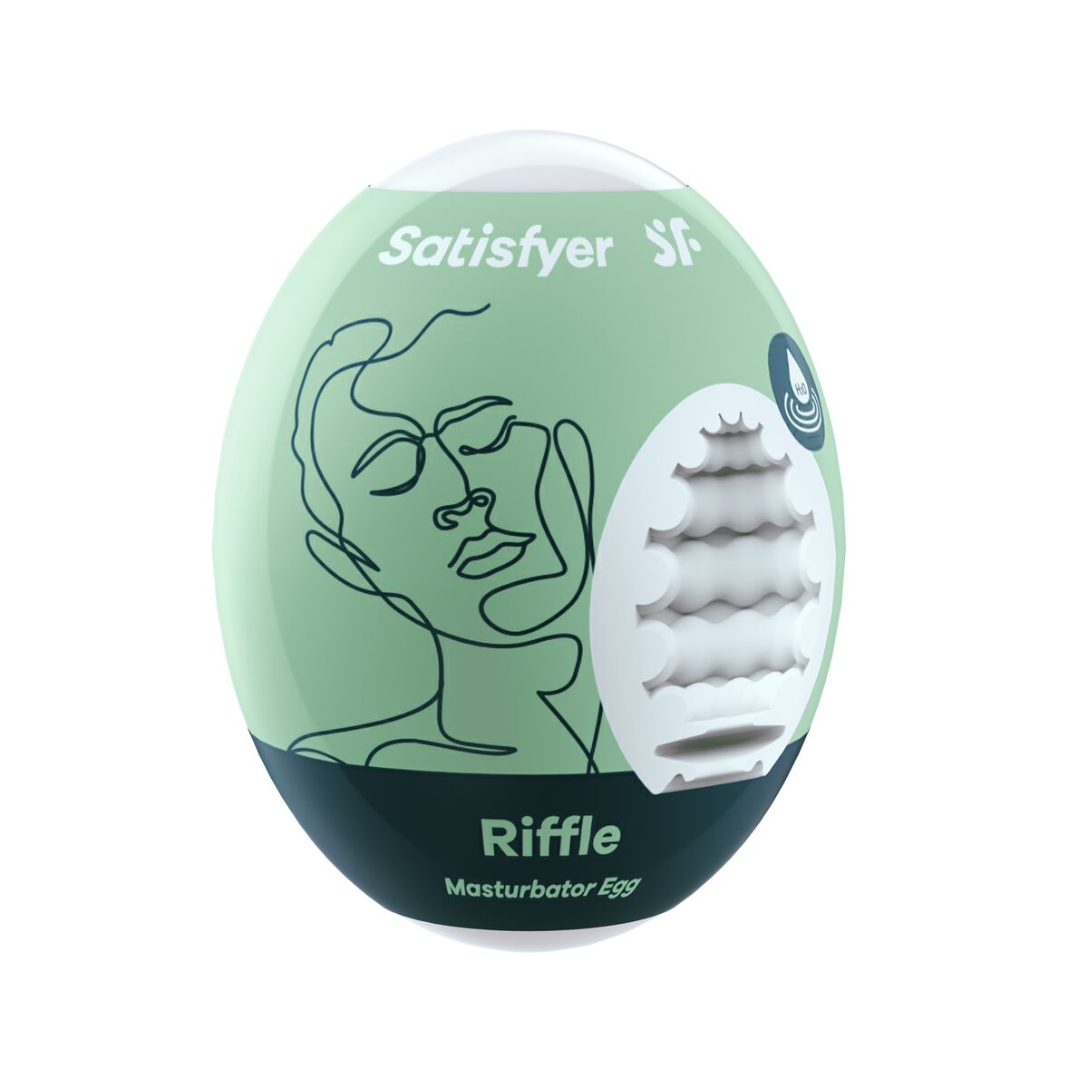Masturbatie Ei Satisfyer Riffle Groen